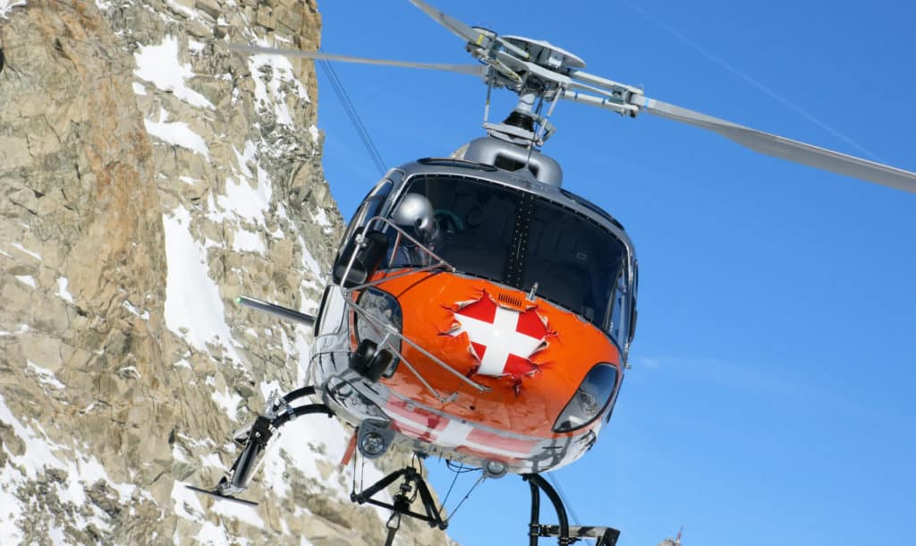 heli-skiing cervinia