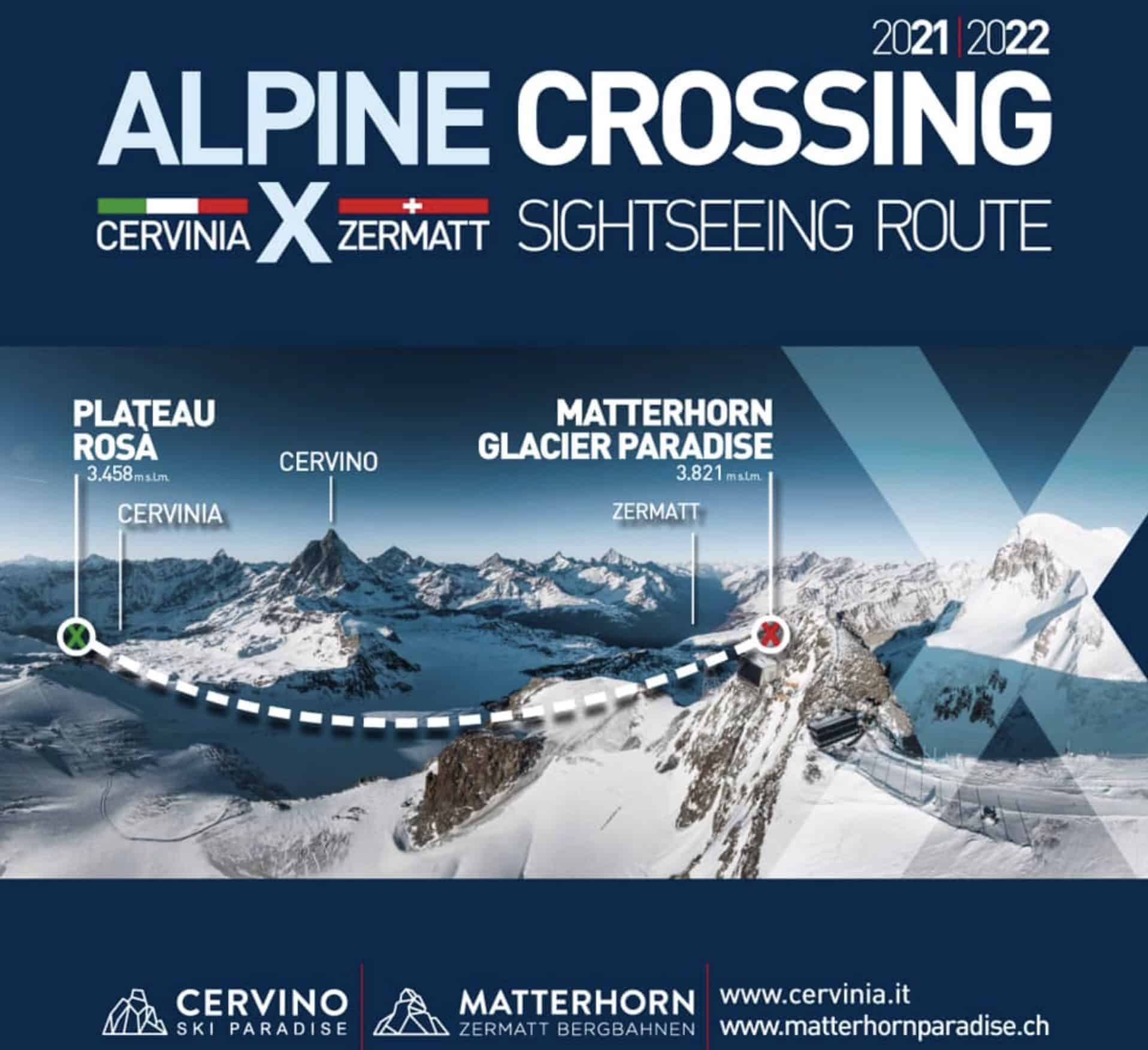 Cervinia Alpine crossing