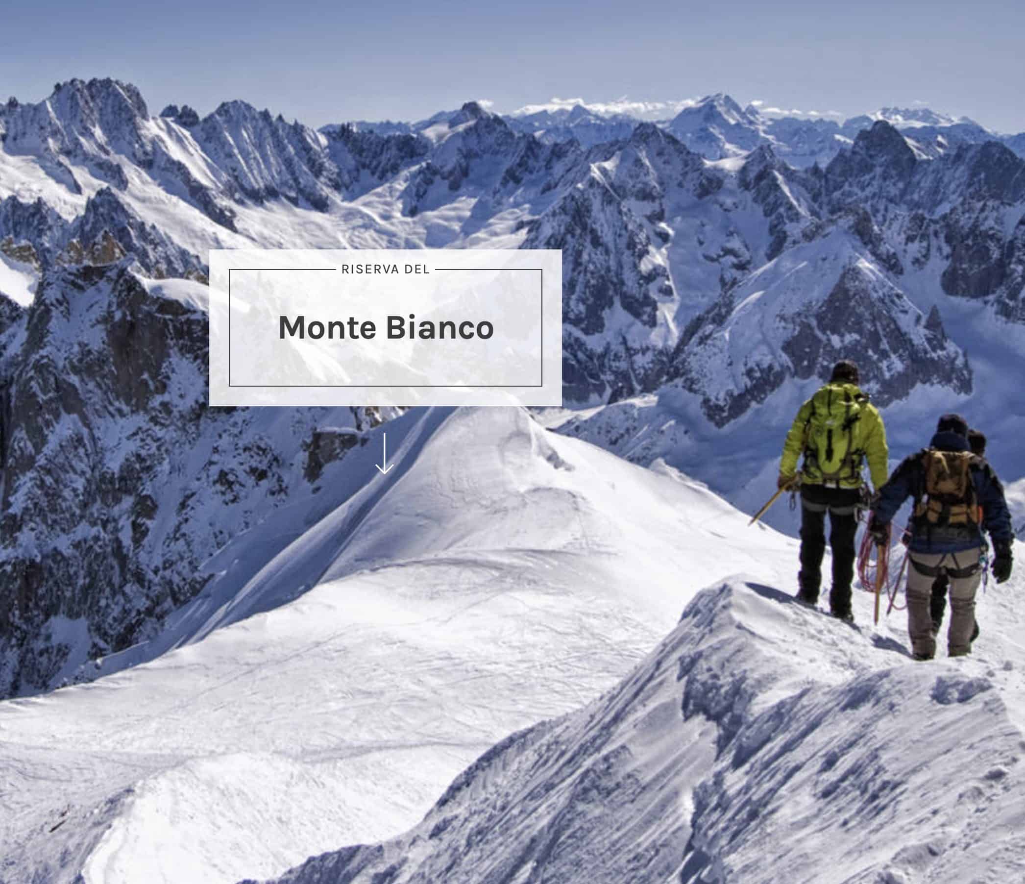monte bianco top of europe